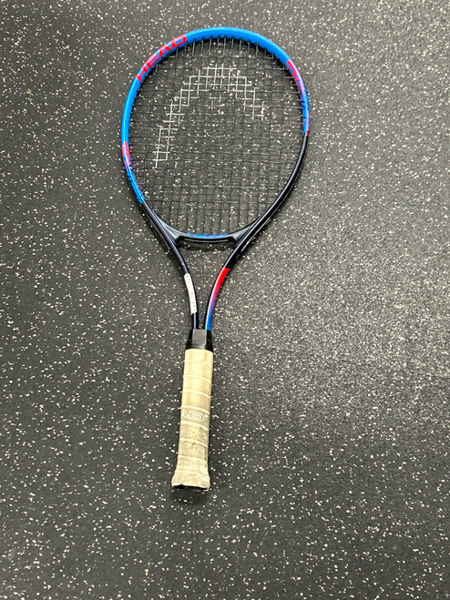 Vist Large View of Product Image Which is Used Head Racquet REWARD TI Adult Tennis Racquet Navy Blue 4 1/2"