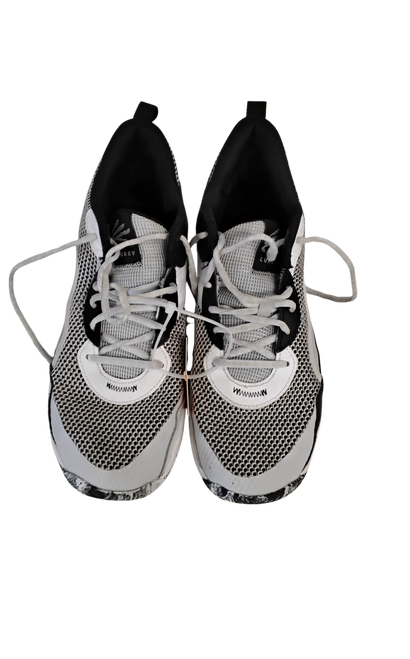 Vist Large View of Product Image Which is Used Under Armour CURRY Basketball Shoes M Black And White Senior 9