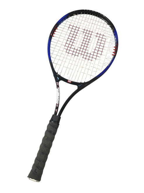 Vist Large View of Product Image Which is Used Wilson ENERGY Adult Tennis Racquet Black 4 1/4"