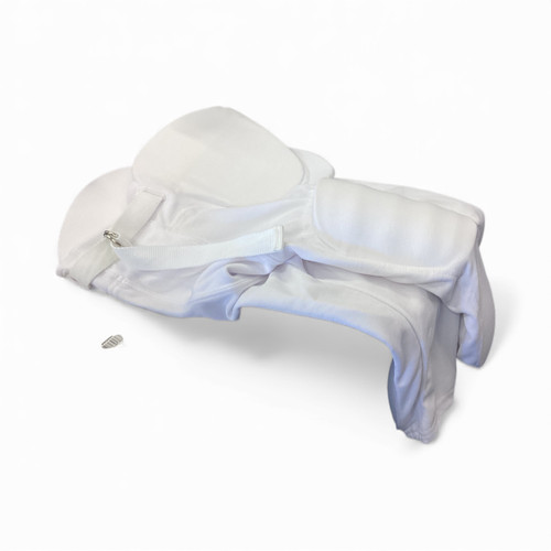 Vist Large View of Product Image Which is Used Schutt Youth FB Integrated Pants White Youth