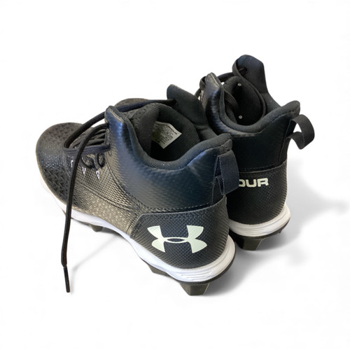 Vist Large View of Product Image Which is Used Under Armour Jr FB Cleats Black Junior 04.5