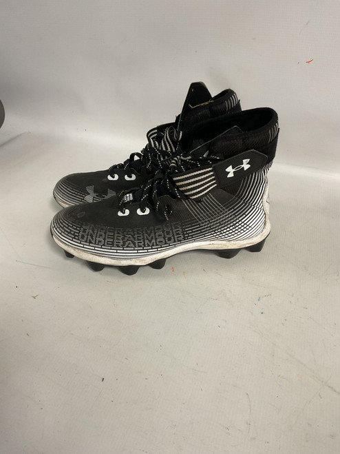 Vist Large View of Product Image Which is Used Under Armour HIGHLIGHT Adult FB Cleats Black Senior 8.5