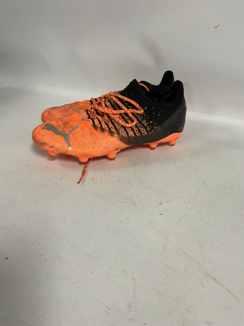 Vist Large View of Product Image Which is Used Puma Soccer Cleats Orange Senior 8