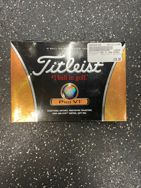Vist Large View of Product Image Which is Used Titleist PRO V1 NEW DOZEN 12 Pack - Golf Balls
