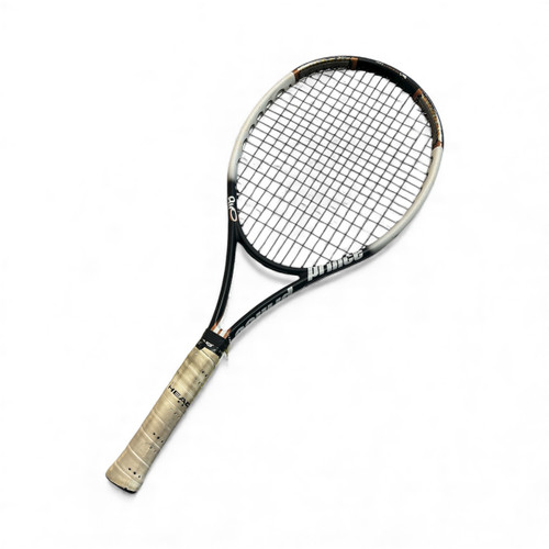 Vist Large View of Product Image Which is Used Prince AIR TT BANDIT Adult Tennis Racquet White 4"