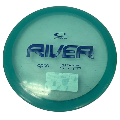 Vist Large View of Product Image Which is Used Latitude 64 OPTO RIVER Disc Golf Mid Range Green