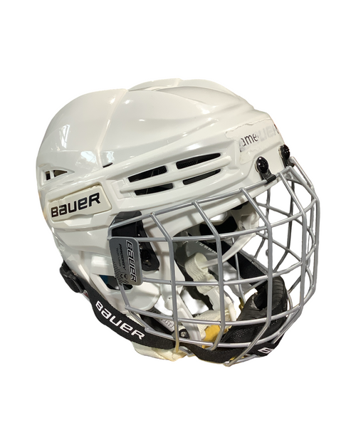 Vist Large View of Product Image Which is Used Bauer PRODIGY Helmet Cage Combo White XS