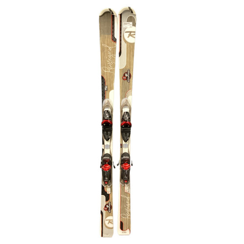 Vist Large View of Product Image Which is Used Rossignol ATTRAXION Womens DH Ski/Binding Grey 154 cm