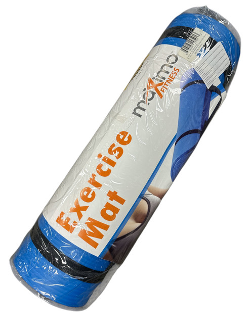 Vist Large View of Product Image Which is Used Maximo Yoga Mat Royal Blue In Wrapper