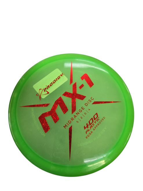 Vist Large View of Product Image Which is Used Prodigy Disc MX1 Disc Golf Mid Range Green