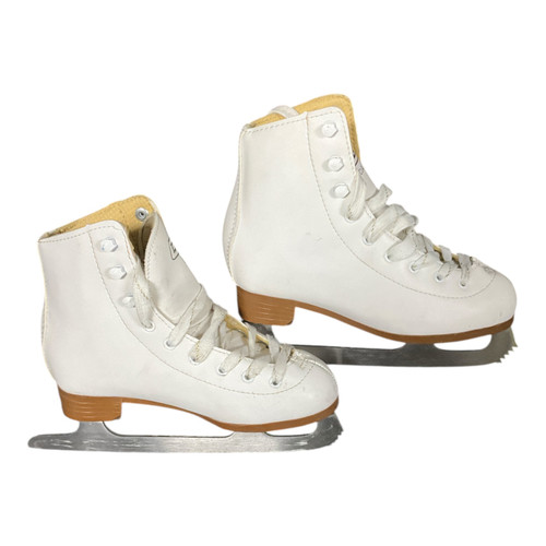 Vist Large View of Product Image Which is Used DBX CLASSIC FIGURE SKATES Girls Figure Skate White Junior 01