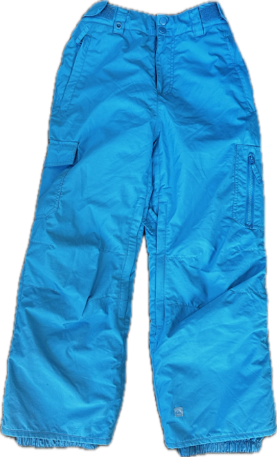 Vist Large View of Product Image Which is Used Quiksilver Snow Pants Y Carolina Blue Youth