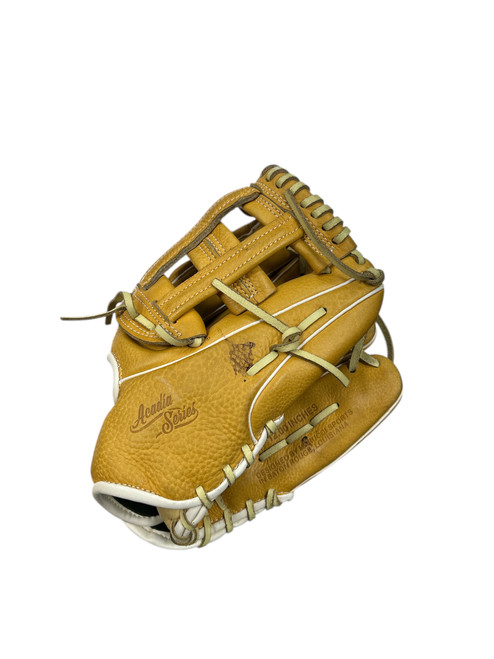 Vist Large View of Product Image Which is Used Marucci MFG2AC45A3 RHT GLOVE BB/SB Glove RH Throw Gold 12"