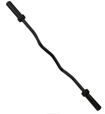 Vist Large View of Product Image Which is New 2" BLACK CURL BAR W/COLLAR