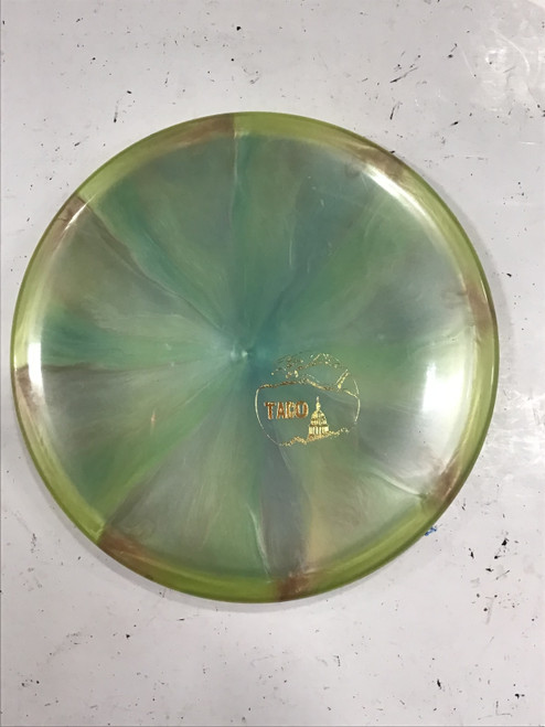 Vist Large View of Product Image Which is Used Mint SUBLIME MUSTANG Disc Golf Mid Range Green 177g