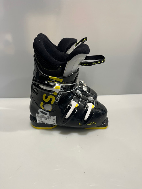 Vist Large View of Product Image Which is Used Rossignol COMP J3 Boys DH Ski Boot Black 195 MP - Y13