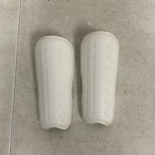 Vist Large View of Product Image Which is Used Soccer Shin Guards Youth White Youth
