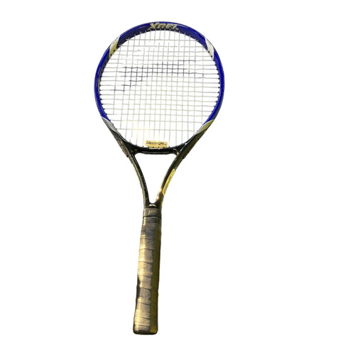 Vist Large View of Product Image Which is Used Slazenger XCEL 250 Adult Tennis Racquet Navy Blue 4 1/4"
