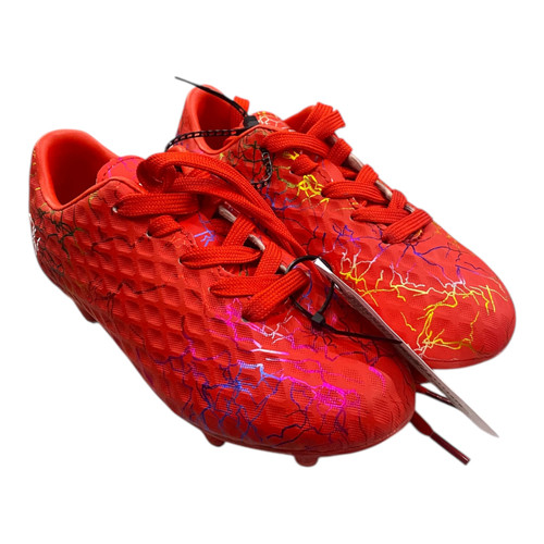 Vist Large View of Product Image Which is Used Vizari Soccer Cleats Red Youth 10.0