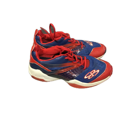 Vist Large View of Product Image Which is Used BoomBah BB/SB Cleats White/Red/Navy Senior 11