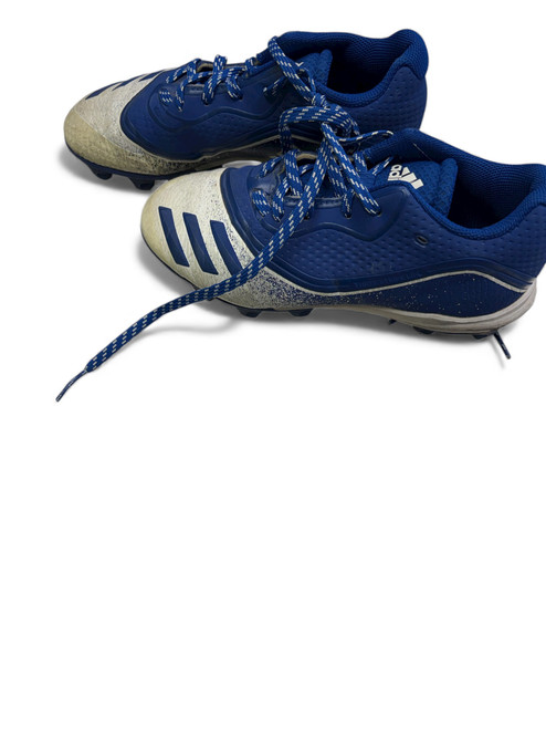 Vist Large View of Product Image Which is Used Adidas THREE STRIPE LIFE BB/SB Cleats Royal Blue Junior 04