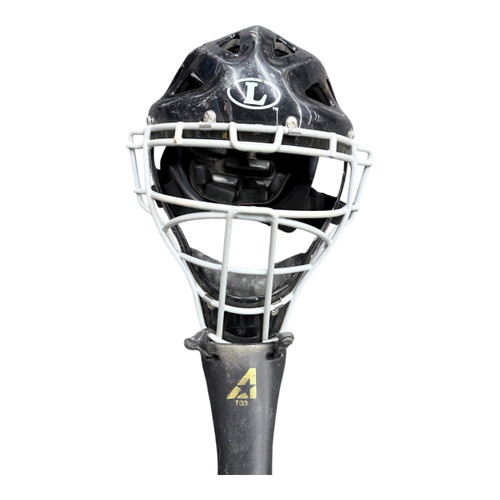 Vist Large View of Product Image Which is Used Louisville Slugger TPS Batting Helmet w/Mask Brown MD