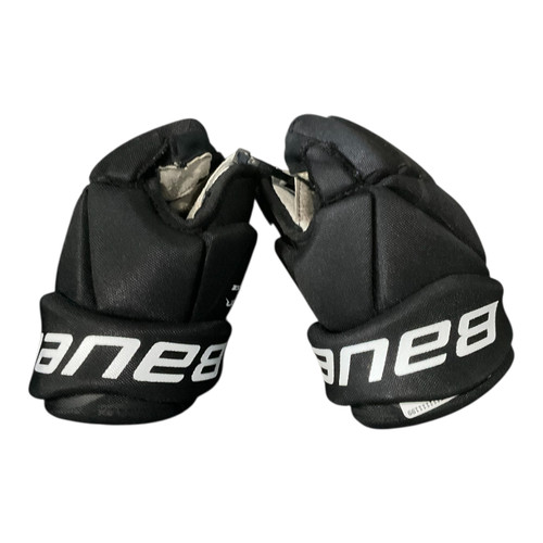 Vist Large View of Product Image Which is Used Bauer XEDGE Youth Gloves Black 9"
