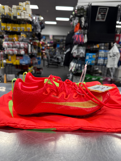 Vist Large View of Product Image Which is New Nike SUPERFLY ELITE 2 Track & Field Cleats Adult Orange Senior 9