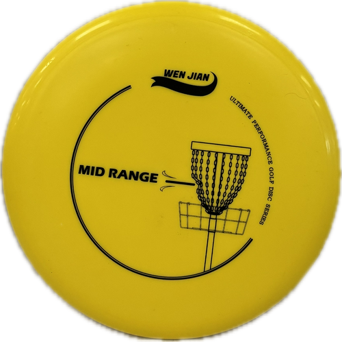 Vist Large View of Product Image Which is Used WEN JIAN MID RANGE Disc Golf Mid Range Yellow