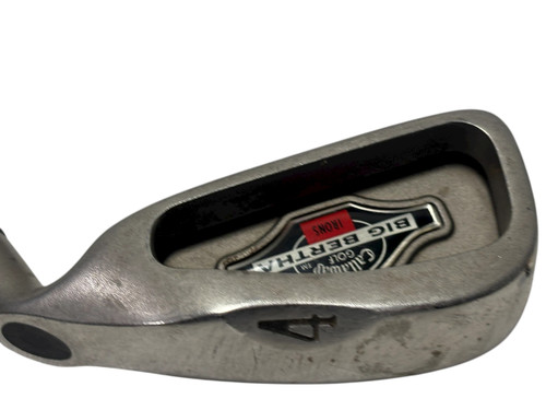 Vist Large View of Product Image Which is Used Callaway BIG BERTHA 1996 Mens Individual Iron RH 4 Iron 38.5" w/ RCH 96 R-Flex Shaft