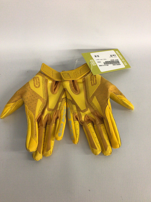 Vist Large View of Product Image Which is Yellow football gloves