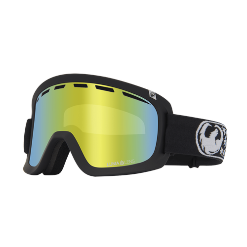 Vist Large View of Product Image Which is New Dragon D1 OTG 2026 Snow Goggles- Mikkel Signature/Lumalens Gold Ionized and Amber Lenses