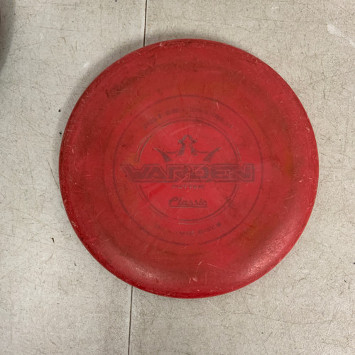 Vist Large View of Product Image Which is Used Dynamic Discs CLASSIC WARDEN Disc Golf Putter Red 172g