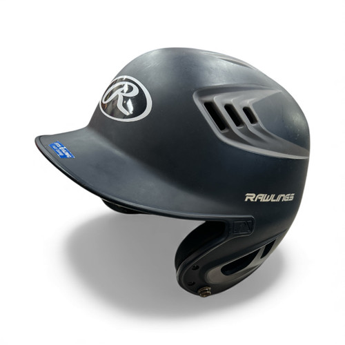 Vist Large View of Product Image Which is Used Rawlings R16J-R1 6 3/8 - 7 1/8 Batting Helmet No Mask Navy Blue S/M