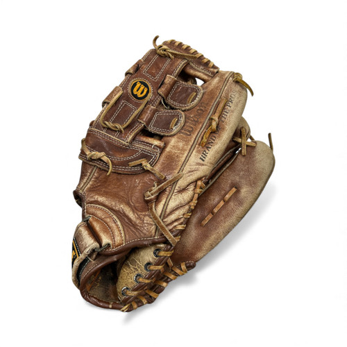 Vist Large View of Product Image Which is Used Wilson FORCE A9810 RHT GLOVE BB/SB Glove RH Throw Brown 13"