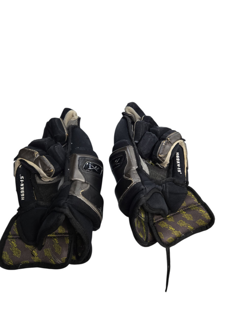 Vist Large View of Product Image Which is Used Reebok HOCKEY GLOVES Senior Gloves Black 14"