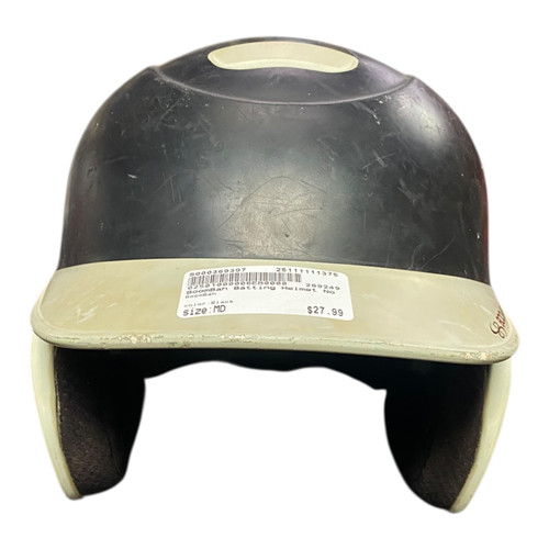 Vist Large View of Product Image Which is Used BoomBah Batting Helmet No Mask Black MD