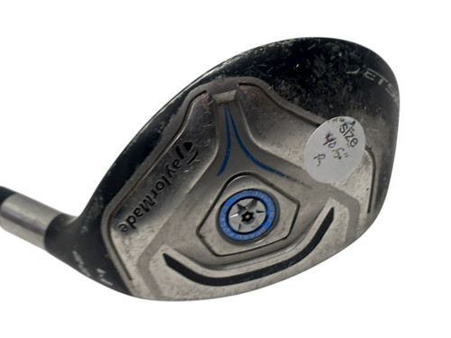 Vist Large View of Product Image Which is Used Taylormade JETSPEED Mens 22deg Hybrid Club RH 4 Hybrid 40.5" w/ R-Flex 65g Shaft