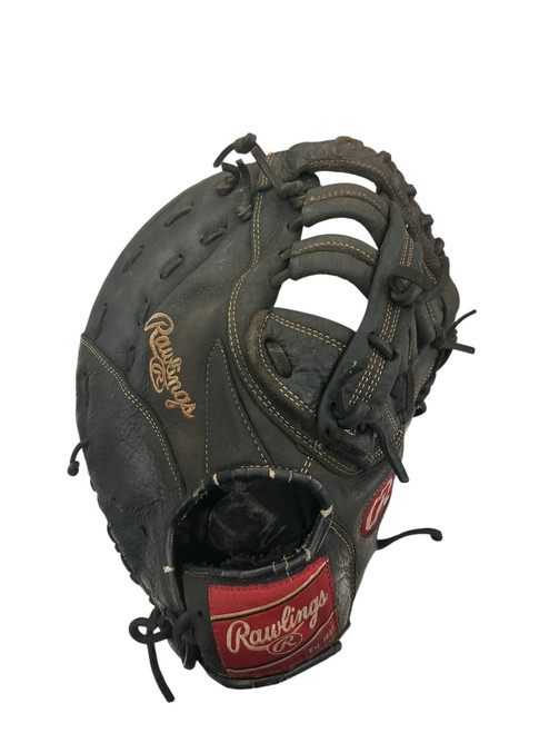 Vist Large View of Product Image Which is Used Rawlings RENEGADE First Base RH Throw Black 12 1/2"