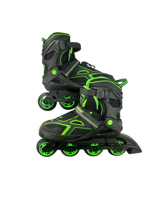 Vist Large View of Product Image Which is Used 2PM SPORTS Senior Rec Fitness Skates Green Adjustable