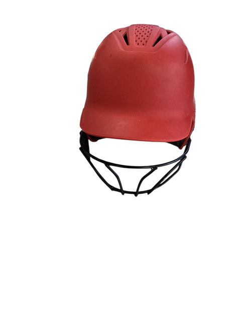 Vist Large View of Product Image Which is Used Evoshield HELMET W/MASK Batting Helmet w/Mask Red MD