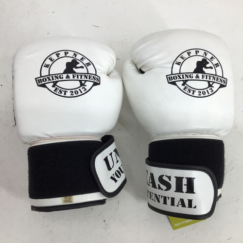 Vist Large View of Product Image Which is Used 16 OZ BOXING GLOVES Boxing Gloves White Senior