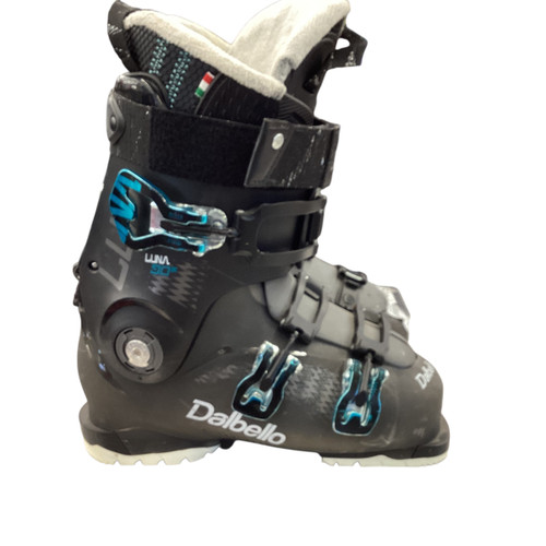 Vist Large View of Product Image Which is Used Dalbello LUNA 90 Womens DH Ski Boot Black 245 MP - M06.5 - W07.5