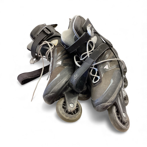 Vist Large View of Product Image Which is Used ZETRA BLADE Senior Roller Quad Skates Black Senior 10