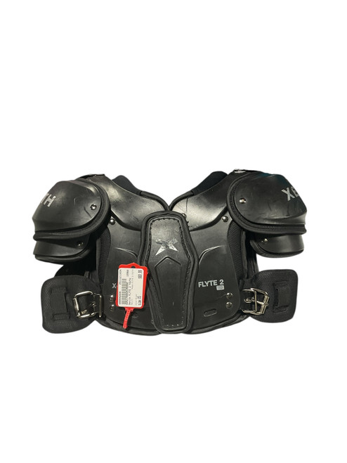Vist Large View of Product Image Which is Used Xenith FLYTE 2 YOUTH FB Shoulder Pads Black XS