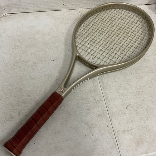 Vist Large View of Product Image Which is Used Wilson PROFILE Adult Tennis Racquet Brown 4 5/8"