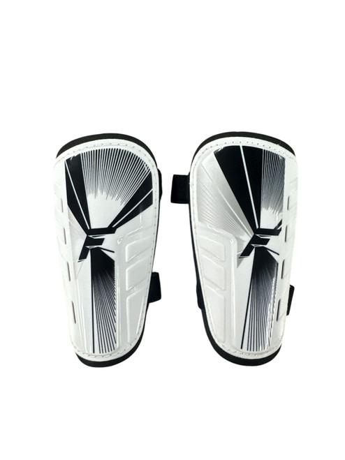 Vist Large View of Product Image Which is Used Soccer Shin Guards Junior White SM