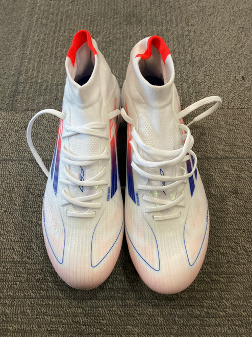 Vist Large View of Product Image Which is Used Adidas F50 Soccer Cleats White Senior 6