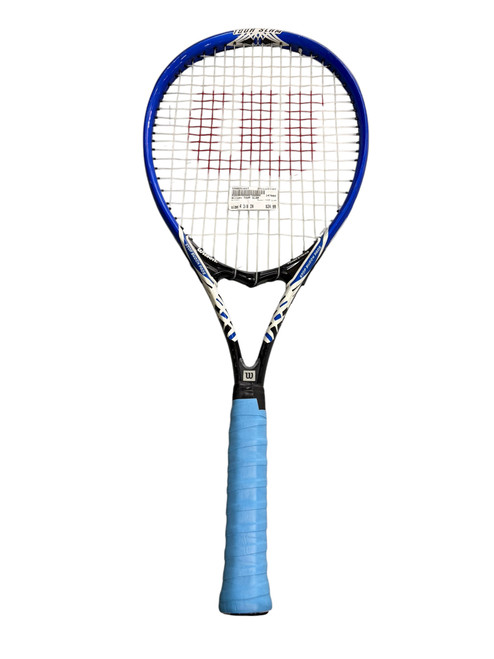 Vist Large View of Product Image Which is Used Wilson TOUR SLAM Adult Tennis Racquet None 4 3/8"