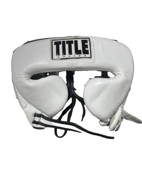 Vist Large View of Product Image Which is Used Title Boxing Boxing Headgear White